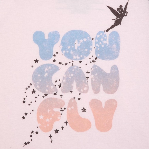 Disney Tinker Bell Semi-Crop Baseball T-
Shirt - Peter Pan - Picture 3 of 5